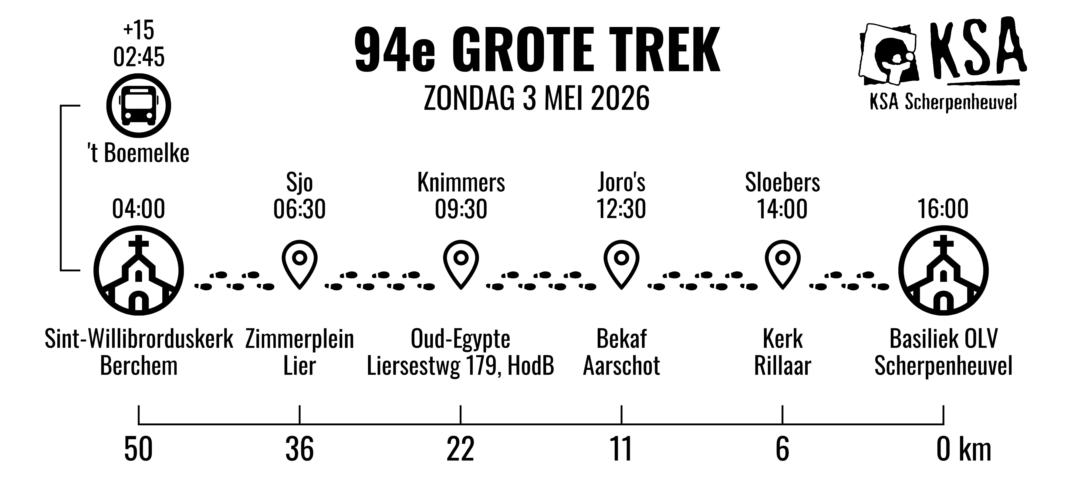 Grote Trek Planning
